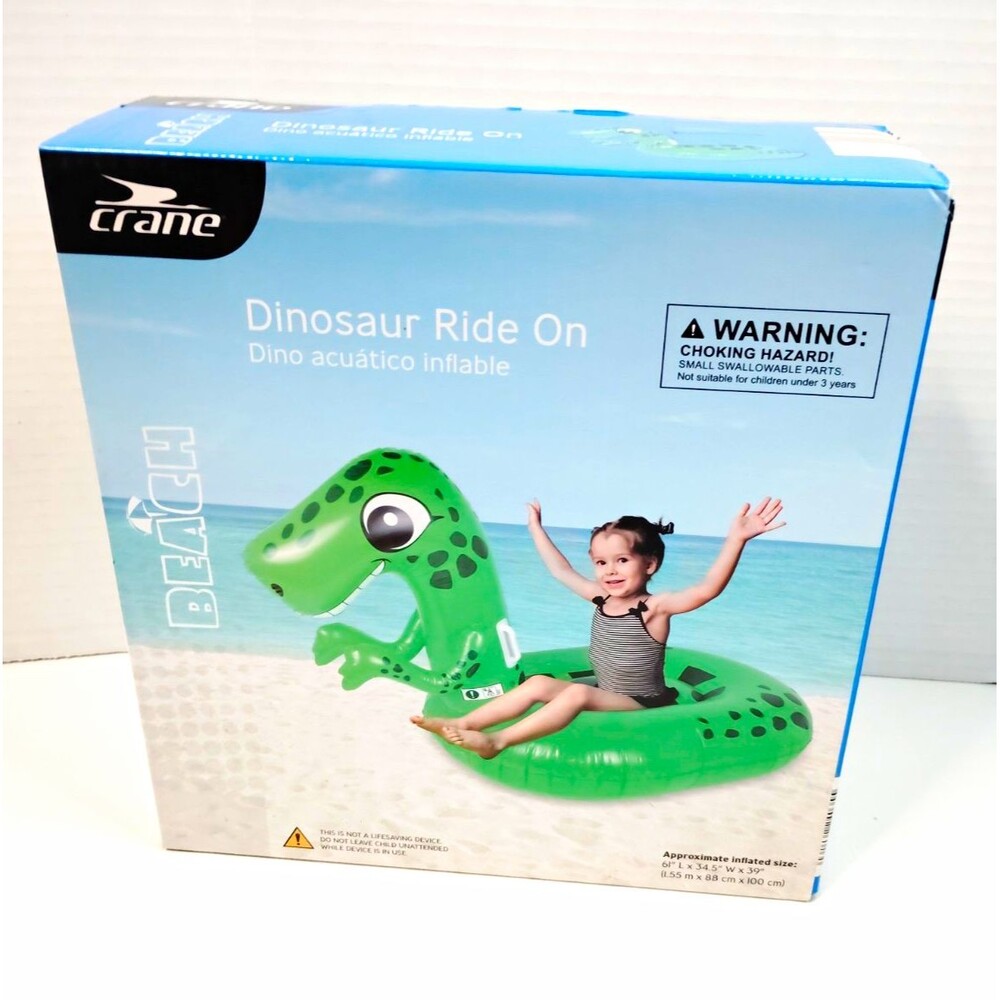Crane Dinosaur Ride On Inflatable Pool Float Swim Float MPN 90607